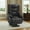 Black, variant on MCombo Large-Wide Power Lift Recliner Chair with Massage and Heat for Big and Tall Elderly People, Faux Leather R7541 (Dark Brown, Large-Wide)