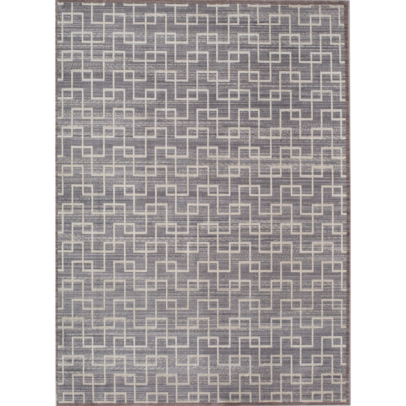 rugs america ai500b area rug, 5' x 8', ivory gray