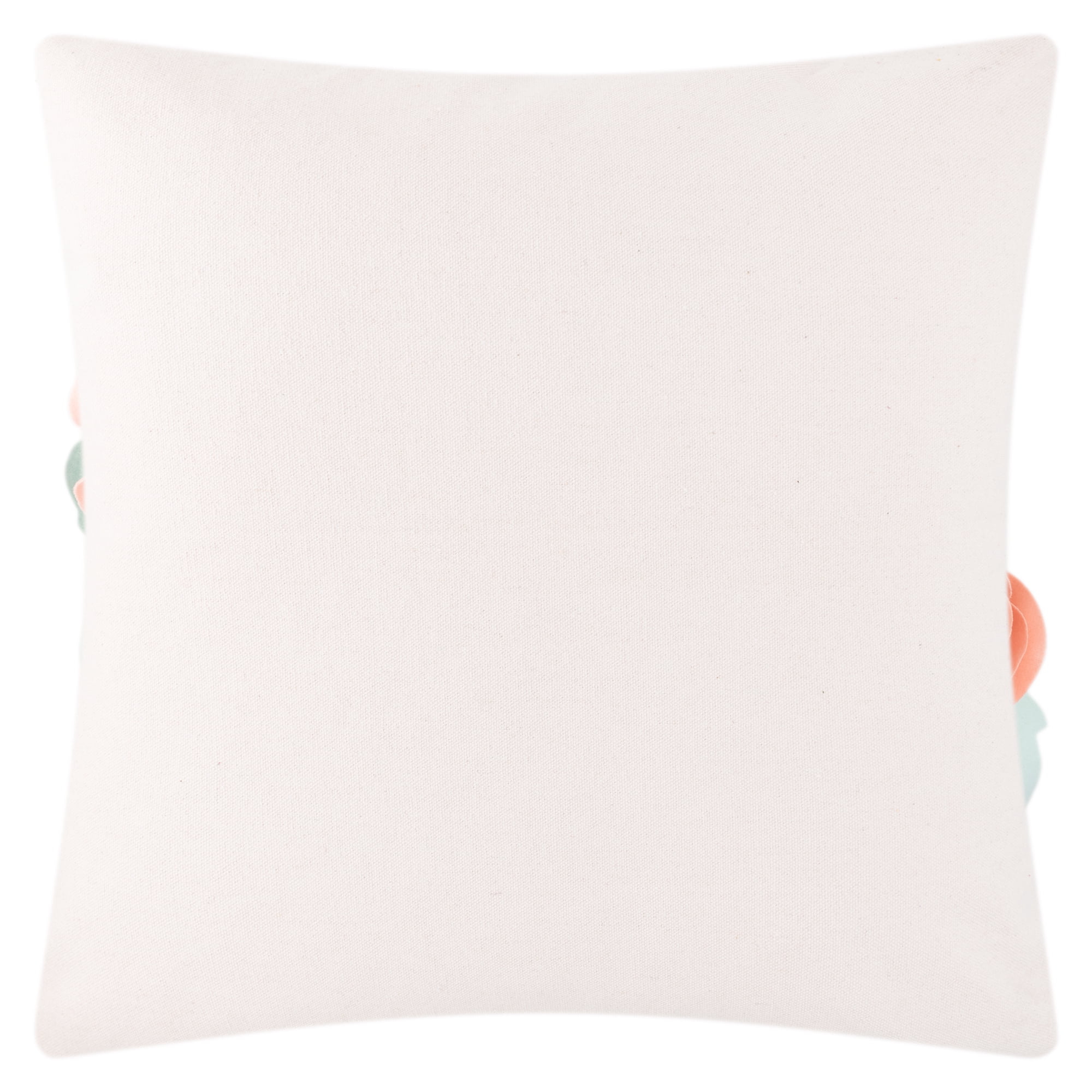 JWH 3D Handmade Extraordinary Decorative Flower Throw Pillow Covers Square 18x18inch Prairie Sunset for Sofa Bedding Decoration
