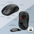 thumbnail image 4 of Marvo Wireless Keyboard and Mouse Combo, 2.4G, Low Profile, Fluid Precise, Quiet, Tablet Holder,Black, 4 of 7