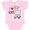 AD-Pink, variant on I Love Goats Cute Goat Boys or Girls Baby Bodysuit
