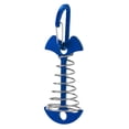 thumbnail image 1 of Hebilla de cuerda de viento con gancho de resorte portátil para clavos de espina de pescado para acampar (azul) Likrtyny Para estrenar, 1 of 4