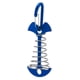 thumbnail image 1 of Hebilla de cuerda de viento con gancho de resorte portátil para clavos de espina de pescado para acampar (azul), 1 of 3