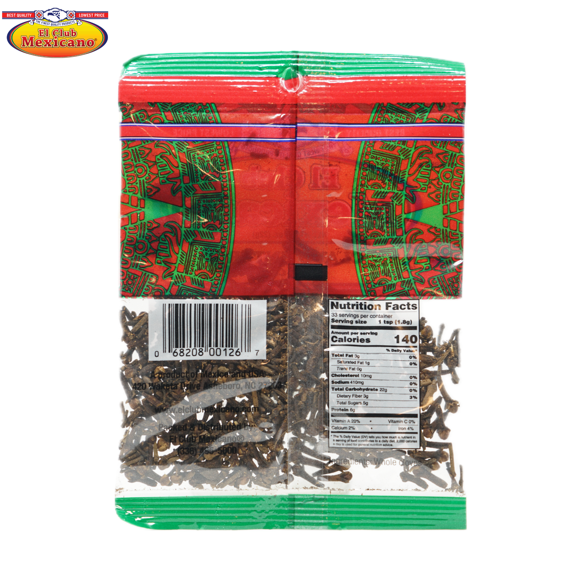 (3 pack) El Club Mexicano Whole Cloves – Aromatic and Flavorful Spice