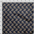 thumbnail image 3 of oneOone Viscose Chiffon Fabric Leaves & Floral Block Print Fabric By Yard 42 Inch Wide, 3 of 4
