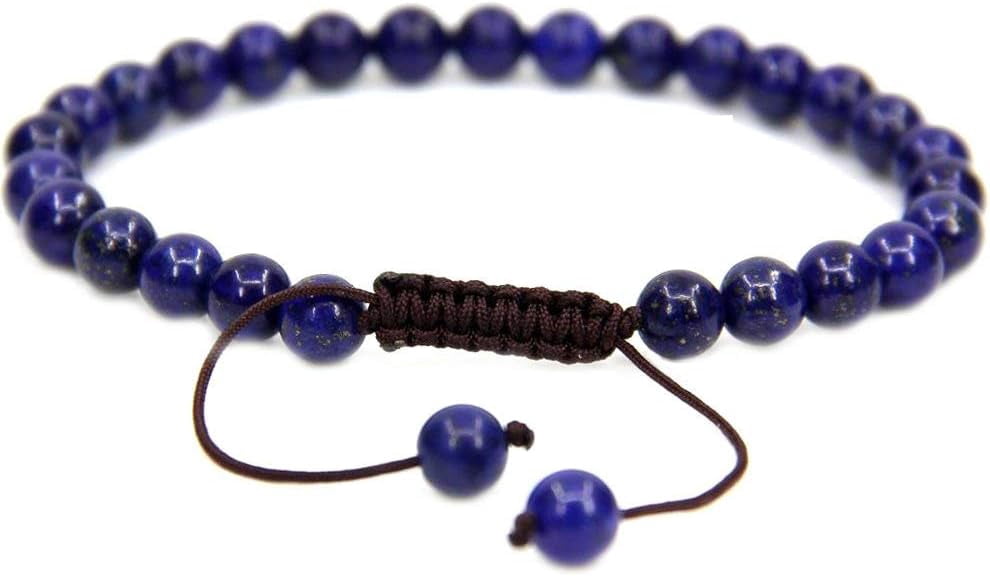 Bracelet Perles Howlite Turquoise & Hématite Facettée 8mm - Fait Main Sur Mesure