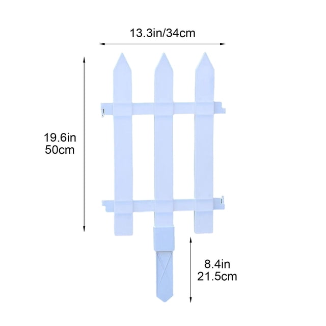 EGNMCR Plastic Fence PVC Fence Garden Rural Courtyard Outdoor Vegetable Garden Fence Fence fence