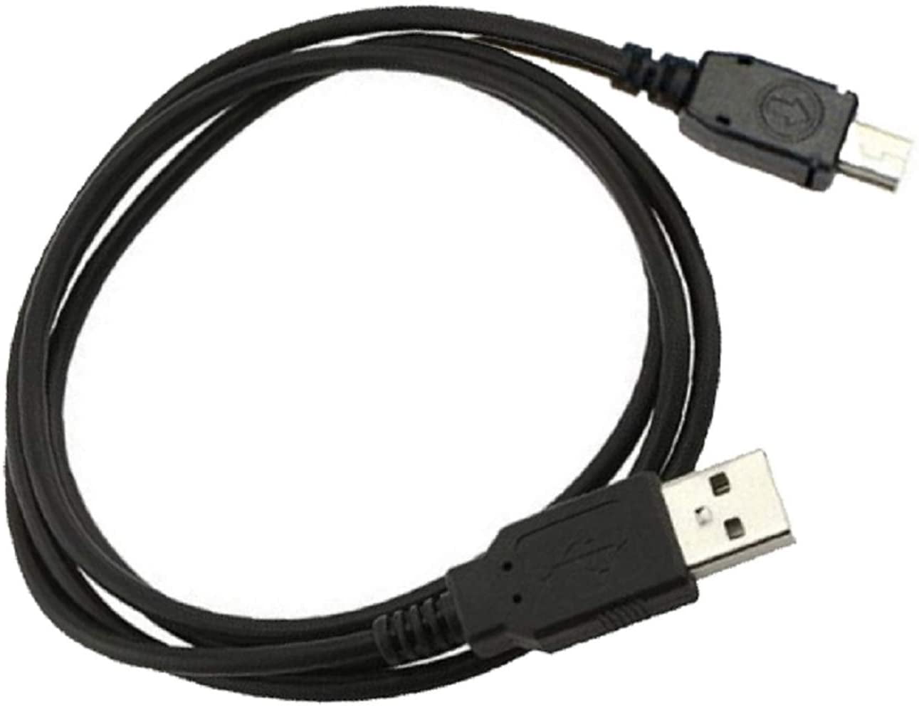 2m USB Cable Negro para Motorola MBP10S MBP10SBU unidad del bebé Baby Monitor 