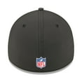 thumbnail image 4 of Men's New Era Black New Orleans Saints 2025 Sideline 39THIRTY Flex Hat, 4 of 5