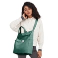 thumbnail image 2 of Bolso de mano KALIDI Corduroy Frost Green para mujeres que trabajan y viajan, 2 of 8