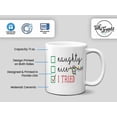 thumbnail image 5 of Ink Trendz Naughty or Nice Funny Christmas Mug, 11oz Ceramic Coffee Mug, White Elephant Gift, Coworker, 5 of 6