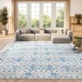 thumbnail image 3 of SAFAVIEH Brentwood Gillian Floral Area Rug, Ivory/Blue, 3' x 5', 3 of 13