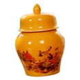 thumbnail image 4 of GROWTH TANK Ceramic Tea Canister Storage Pots Can Storage Box Flowerpot Porcelain Ginger Jar Crane, 4 of 9