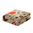 thumbnail image 2 of Manta de forro polar Elegant Comfort con estampado de monos 127 x 152 cm, 2 of 7