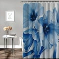thumbnail image 2 of JEUXUS Purple Tulips Decorative Art Floral Shower Curtain - Multiple Sizes White, 2 of 7