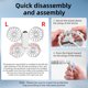 thumbnail image 2 of Para DJI Flip Propeller Guard Cover Anti-Colision Ring Paddle Protector, 2 of 3
