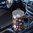 thumbnail image 5 of 30 oz Halloween Pumpkin Witch Tumbler Insulated Stainless Tumbler, Gothic Ghost Coffee Cup Water Bottle, Holiday Gift Mug, 5 of 5