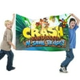 thumbnail image 2 of Crash Bandicoot Bandera impresa con temática, regalo perfecto para fanáticos, amigos y familiares, y adecuada para actividades al aire libre e interiores, decoraciones de fiesta. 60*90CM, 2 of 6