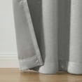 thumbnail image 4 of Mainstays Shimmer Rod Pocket 99% Blackout Curtains, Set of 2, Gray, 37" W x 54" L, 4 of 5