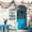 B(2pcs), variant on 2 Pcs Blue Beach Bathroom Wall Art, 2.8" x 10" Blue Coastal Wooden Sign with Inspirational Quotes, Seaside Decor for Home & Bathroom