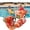 Orange, variant on Pool Floats Chairs Adult,Inflatable Pool Lounge,Plant Pattern Floating Mat Hammock,Blow up Water Chairs Noodles rafts for Party Summer Water Beach Fun