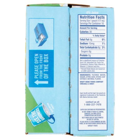 Capri sun roarin waters calories