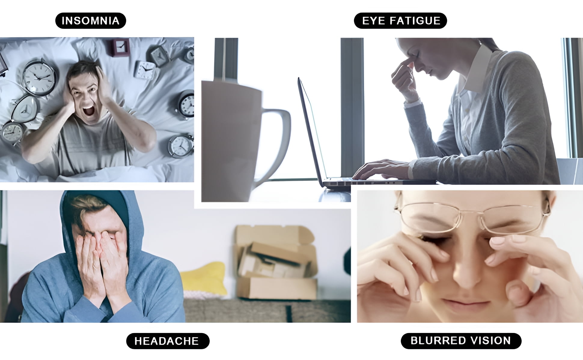 LVIOE Fit Over Blue Light Blocking Glasses and Computer Eyewear- Wear Over Prescription Glasses/ Reading Glasses/ RX Glasses