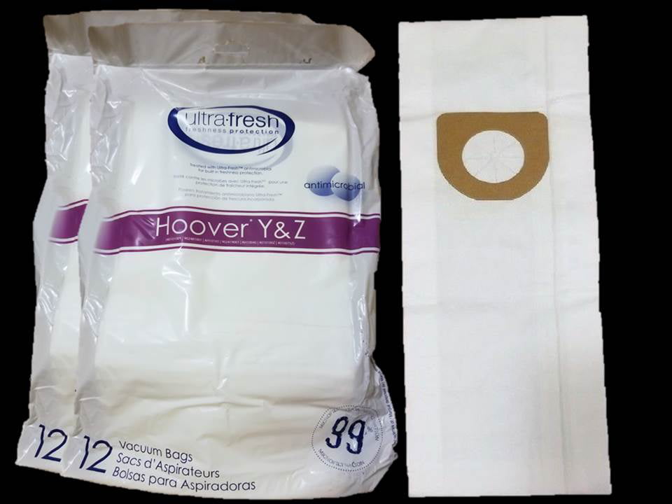 24 Hoover Windtunnel Type Y Vacuum Bags  Microfiltration 2 Ply System 
