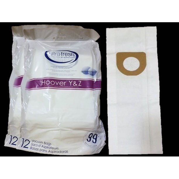 24 Hoover Windtunnel Type Y Vacuum Bags Microfiltration 2 Ply System