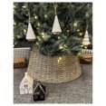 Christmas Tree Collar Natural Woven Base Decoration to Cover