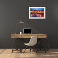 thumbnail image 3 of Bibikow, Walter 24x17 White Modern Wood Framed Museum Art Print Titled - Sweden-Linkoping-cafes and bars on Stora target square-dusk, 3 of 4