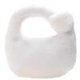 thumbnail image 1 of Bolso pequeño con asa superior de color sólido de piel de felpa para mujer (blanco) Likrtyny Para estrenar, 1 of 4