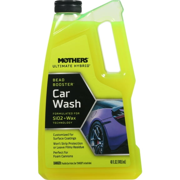 Mothers Ultimate Hybrid Bead Booster Car Wash, 48 fluid ounces