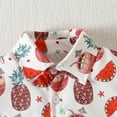 thumbnail image 6 of Toddler Outfits Boys Short Sleeve Pineapple Prints T Shirt Tops Shorts Child Kids Gentleman Outfits Boy Baby Clothes White 18 Months-24 Months, 6 of 7