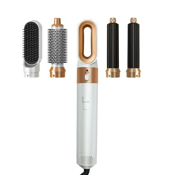 Styler 5 en 1 Sèche-Cheveux Sèche-Cheveux en une Étape Fer à Lisser Boucleur Professionnel Outils de Coiffage Brosse à Air Chaud//