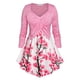 thumbnail image 1 of Camiseta Talla Extra Estampado Flor Sakura Rosegal  Mangas largas de talla grande, 1 of 5