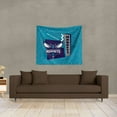 thumbnail image 3 of The Northwest Group Charlotte Hornets 34- x 40- Funky Fresh Wall Hanging Tapestry, 3 of 4