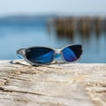 thumbnail image 6 of Flying Fisherman Buoy Junior Angler Sunglasses - Gray Blue/Smoke Blue Mirror, 6 of 7