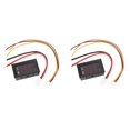 thumbnail image 4 of 2/5PCS DC100V 10A Dual Display Current Voltage Meter 0.28Inch with Connect Wires 2pcs, 4 of 9