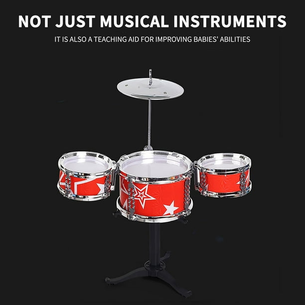 Ensemble De Batterie Pour Enfant, Jouet Éducatif Pour
