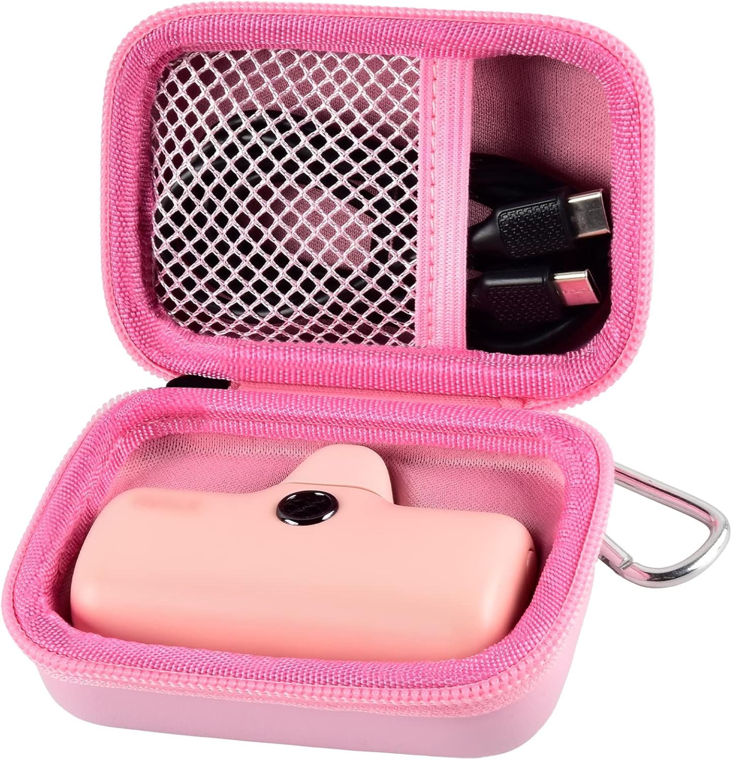 RGHJAR-Portable Charger Power Bank Case for Swyop/for Feob/for Charmast/for JEJILL/for LanLuk/for VEGER/for iWALK/for Taegila/for Kuulaa and More Small Charging Battery Pack - Bag Only (Pink)