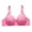 Watermelon Red, variant on Qetyuw Bras for Women Plus Size Support T-shirt Bras Cotton Padded Bralettes Cozy Daily Full Figure Bras