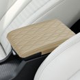 thumbnail image 3 of Alfombrilla De Reposabrazos De Coche Reposabrazos para automóvil Cojín Wave Embroider Black Universal Car Interior (Beige) Ndcxsfigh Accesorios para autos y motos, 3 of 4