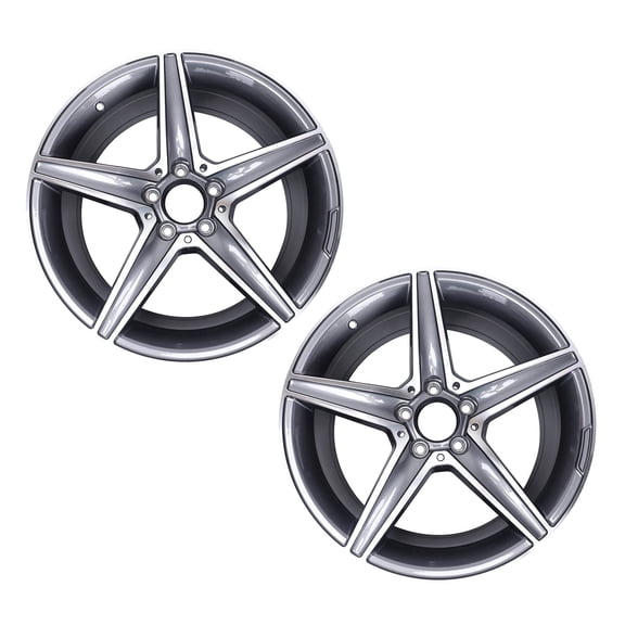 2-Pack 18" x 8.5" Replacement Wheel Rim for Mercedes E300 E350 E400, 18 inch Alloy Rim for C-Class E-Class