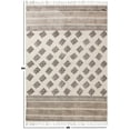 thumbnail image 3 of Casavani Indian Hand Woven Dining Room Rug, Gray 4x7 feet, 3 of 5