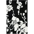 thumbnail image 1 of Safavieh Modern Art 2'6" X 14' Hand Tufted Rug in Black and Ivory, 1 of 3