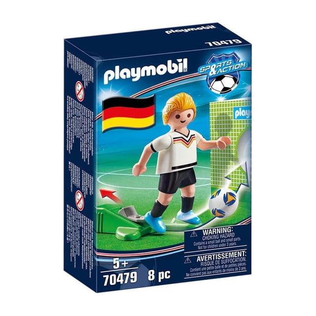 Figura Playmobil Sports & Action Jugador de Fútbol Alemania 8 Piezas