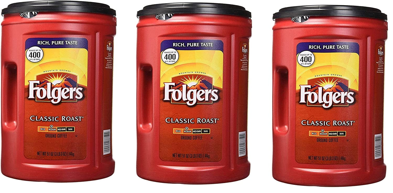 Folgers Coffee, Classic(Medium) Roast, 51 Ounce