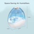 thumbnail image 2 of Humidificadores para habitación grande, Humidificador para bebé Lerat con luz nocturna para vivero, Humidificador de funcionamiento silencioso y autoapagado para plantas, Air Ult Feliz Sencillez, 2 of 4