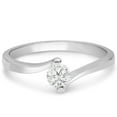 thumbnail image 4 of SuperJeweler Diamond Solitaire Promise Ring In White Gold For Women, 4 of 6